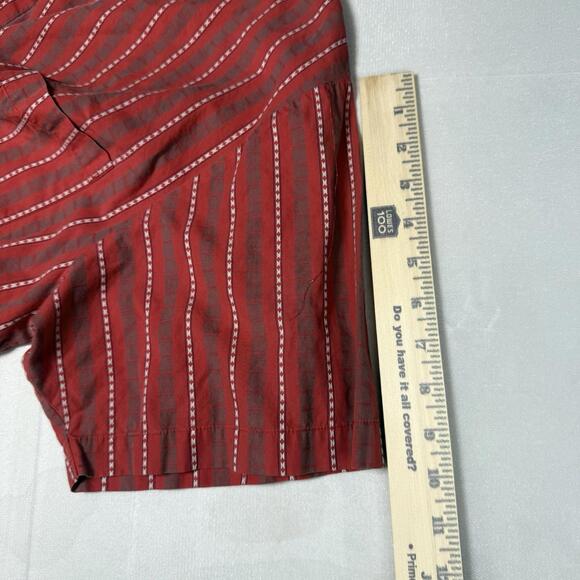 Vintage 80s The North Face Red Cotton Pocket Dress Button Up Shirt Men’s XL - Picture 8 of 8